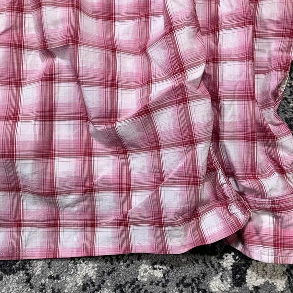 Banana‎ Republic Pink Plaid Button Up Shirt - Picture 5 of 5